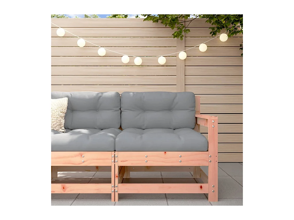 Canapé d'angle de jardin bois massif douglas