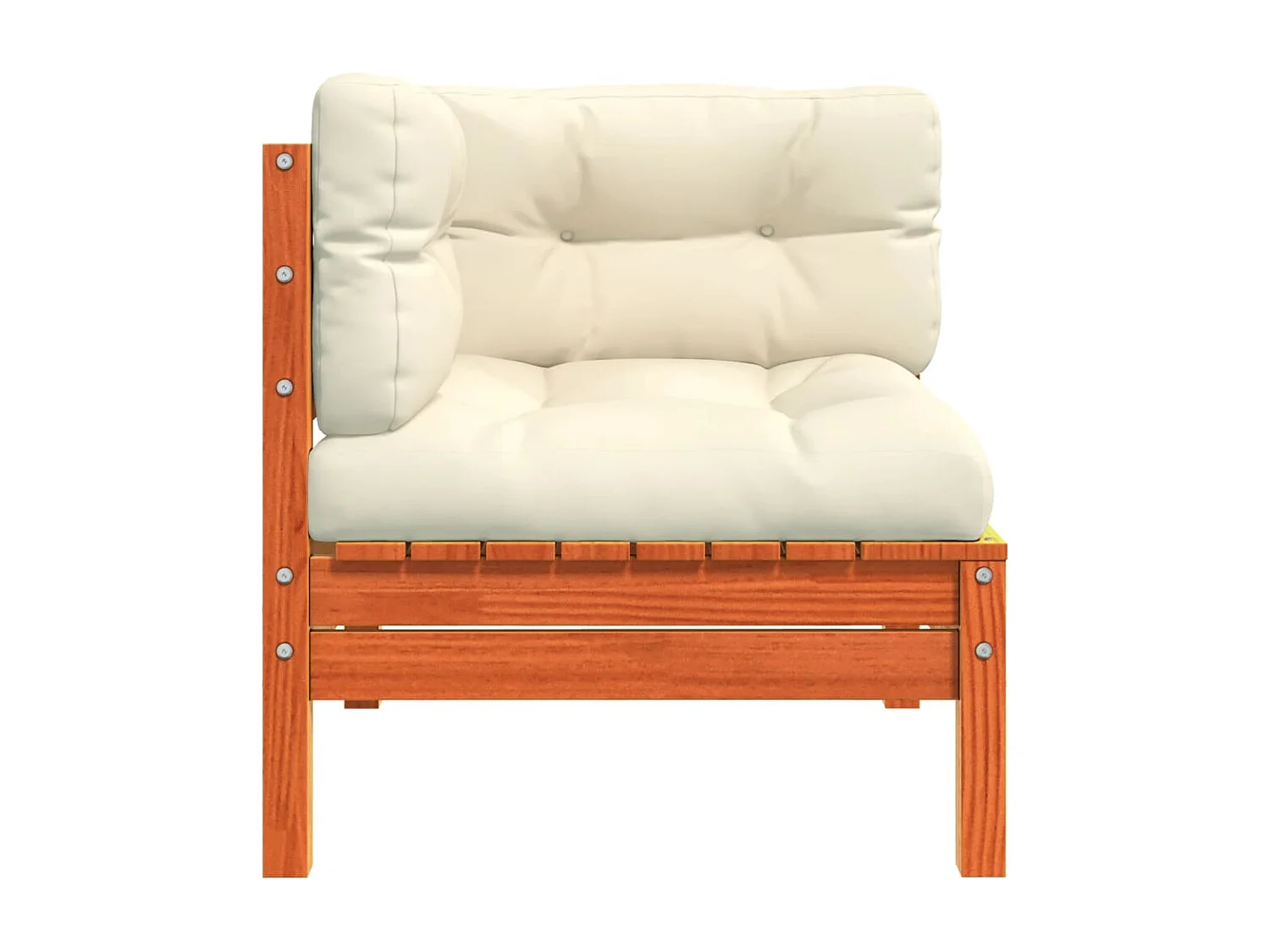 Salon de jardin avec coussins 4 pcs beige résine tressée