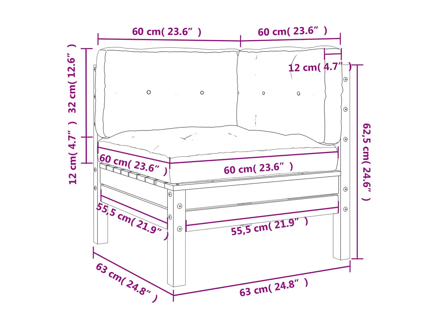 Salon de jardin avec coussins 4 pcs beige résine tressée