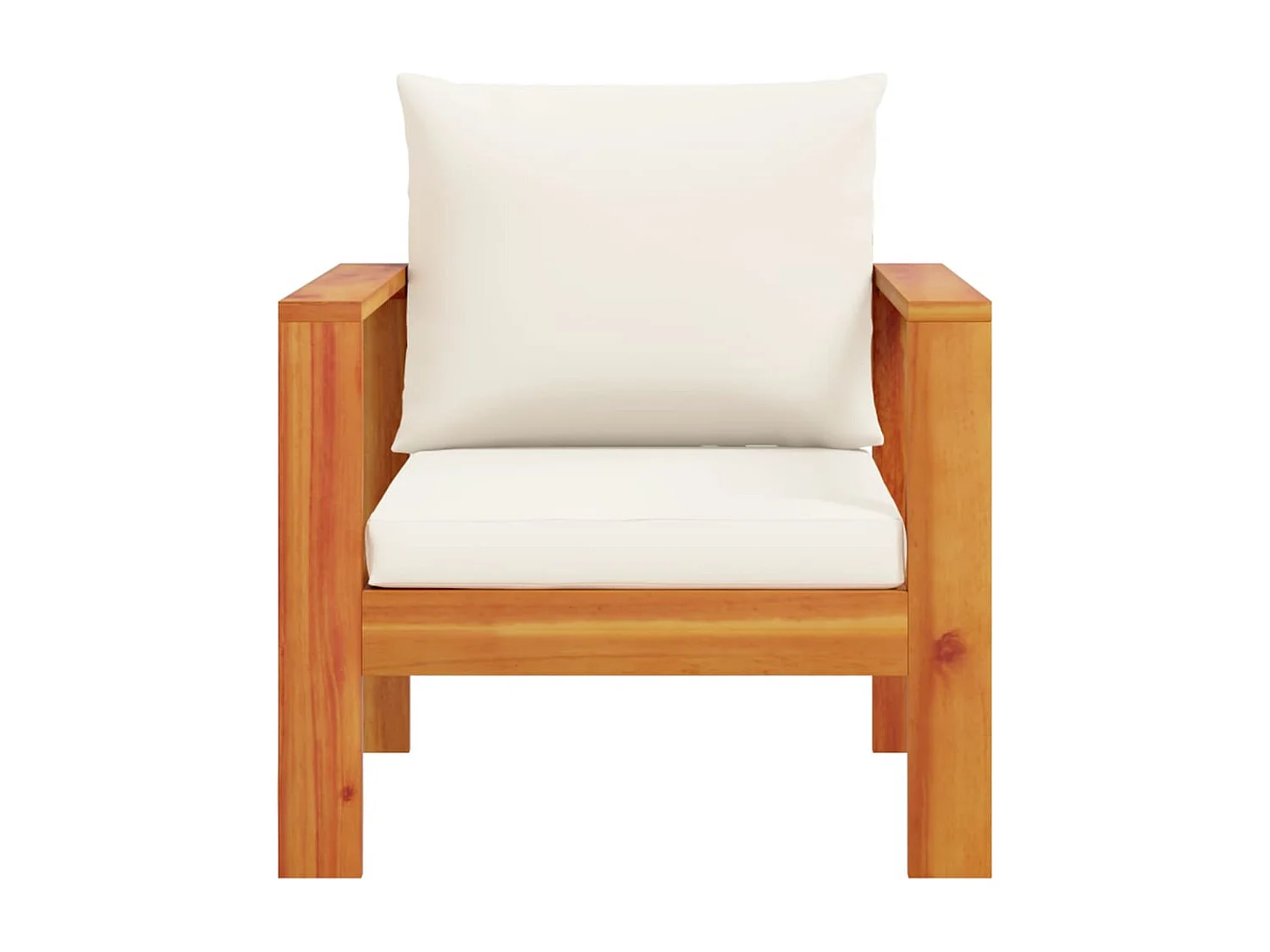 Mobile da giardino con cuscini 8 pz in resina intrecciata beige