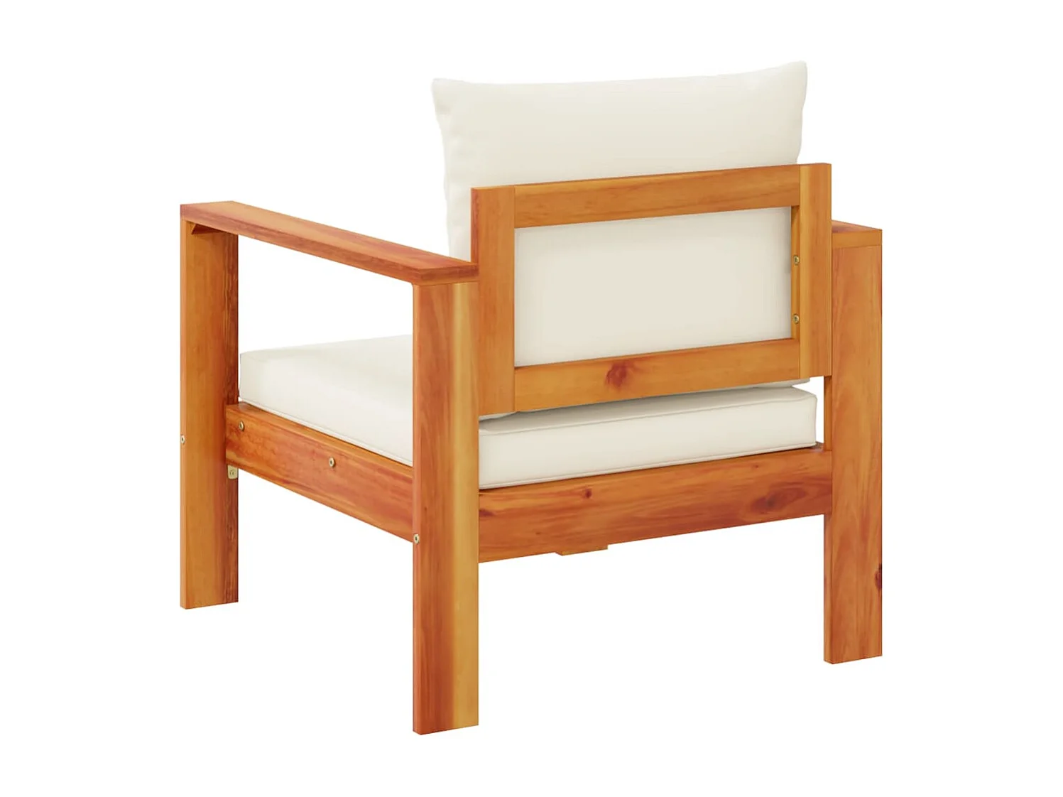 Mobile da giardino con cuscini 8 pz in resina intrecciata beige