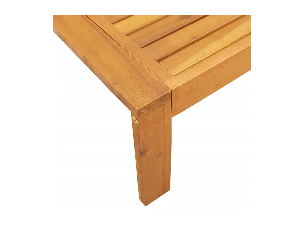 Mobili da giardino con cuscini 2 pezzi in legno massello di acacia