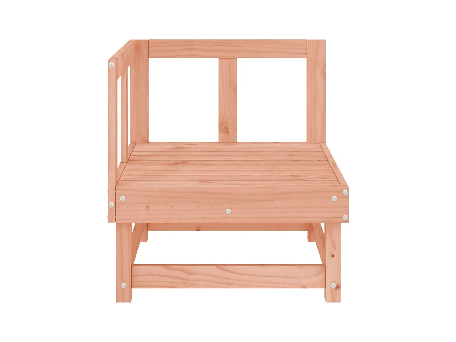 Canapé d'angle de jardin bois massif douglas