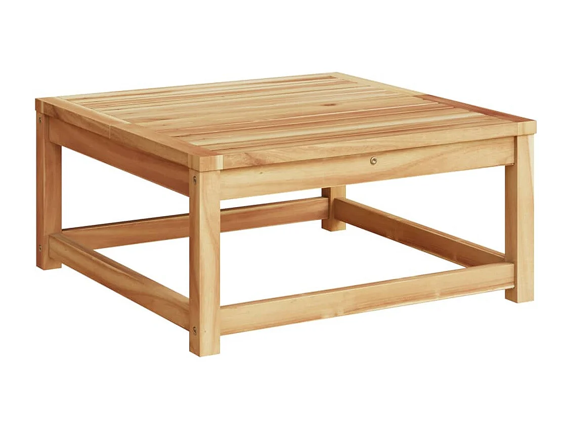 Salon de jardin avec coussins 5 pcs Bois d'acacia solide