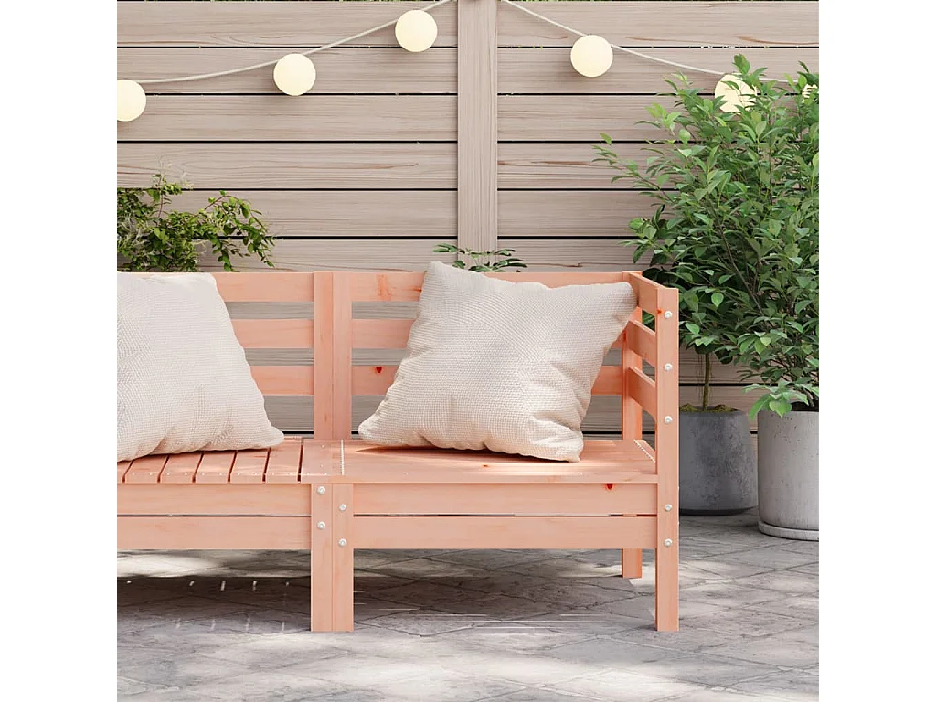 Canapé d'angle de jardin bois massif douglas