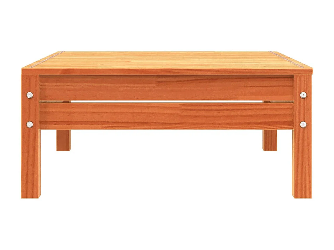 Divano da giardino con cuscini e poggiapiedi a 2 posti