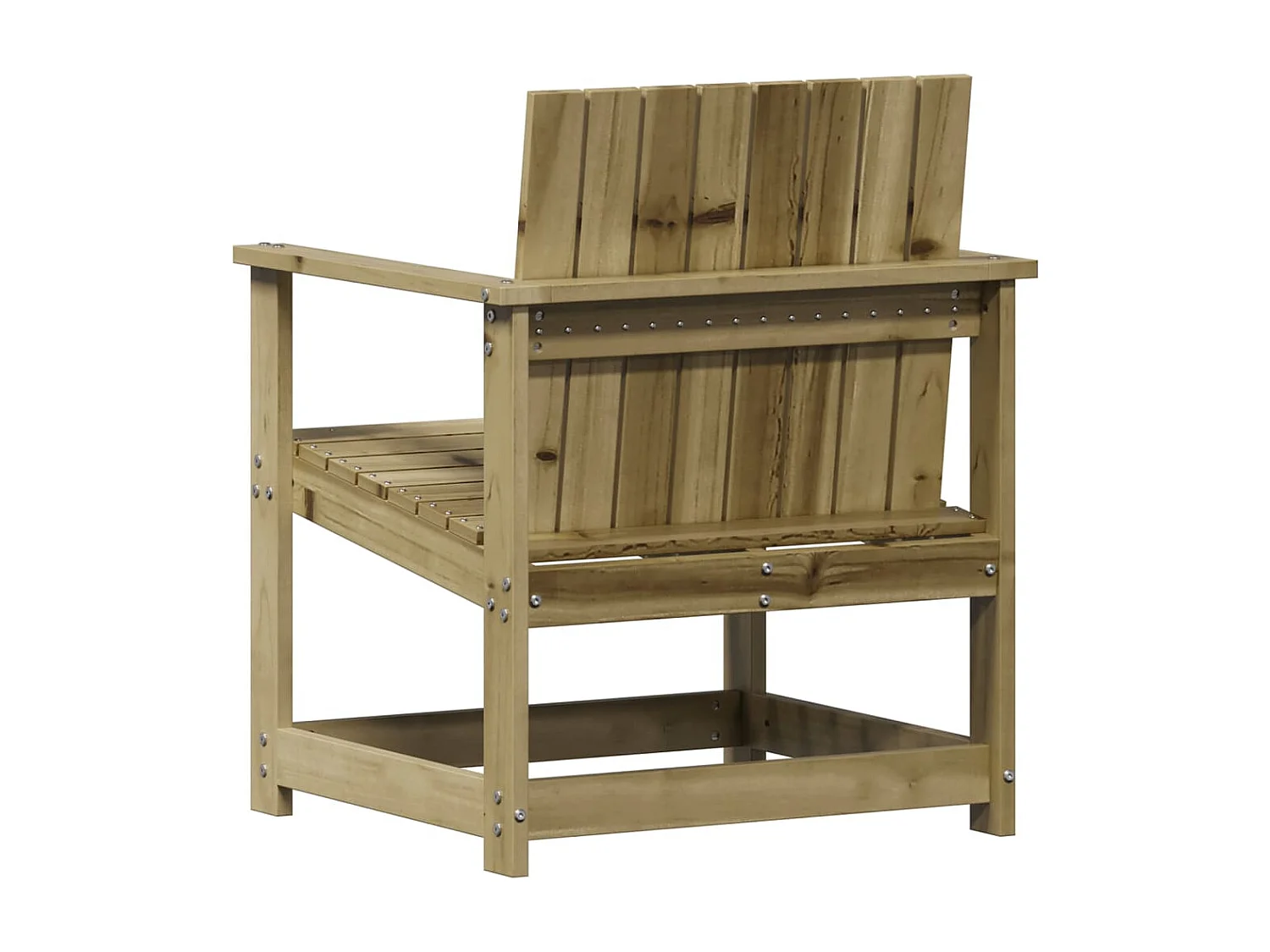 Chaise de jardin 62x56x77 cm bois de pin imprégné