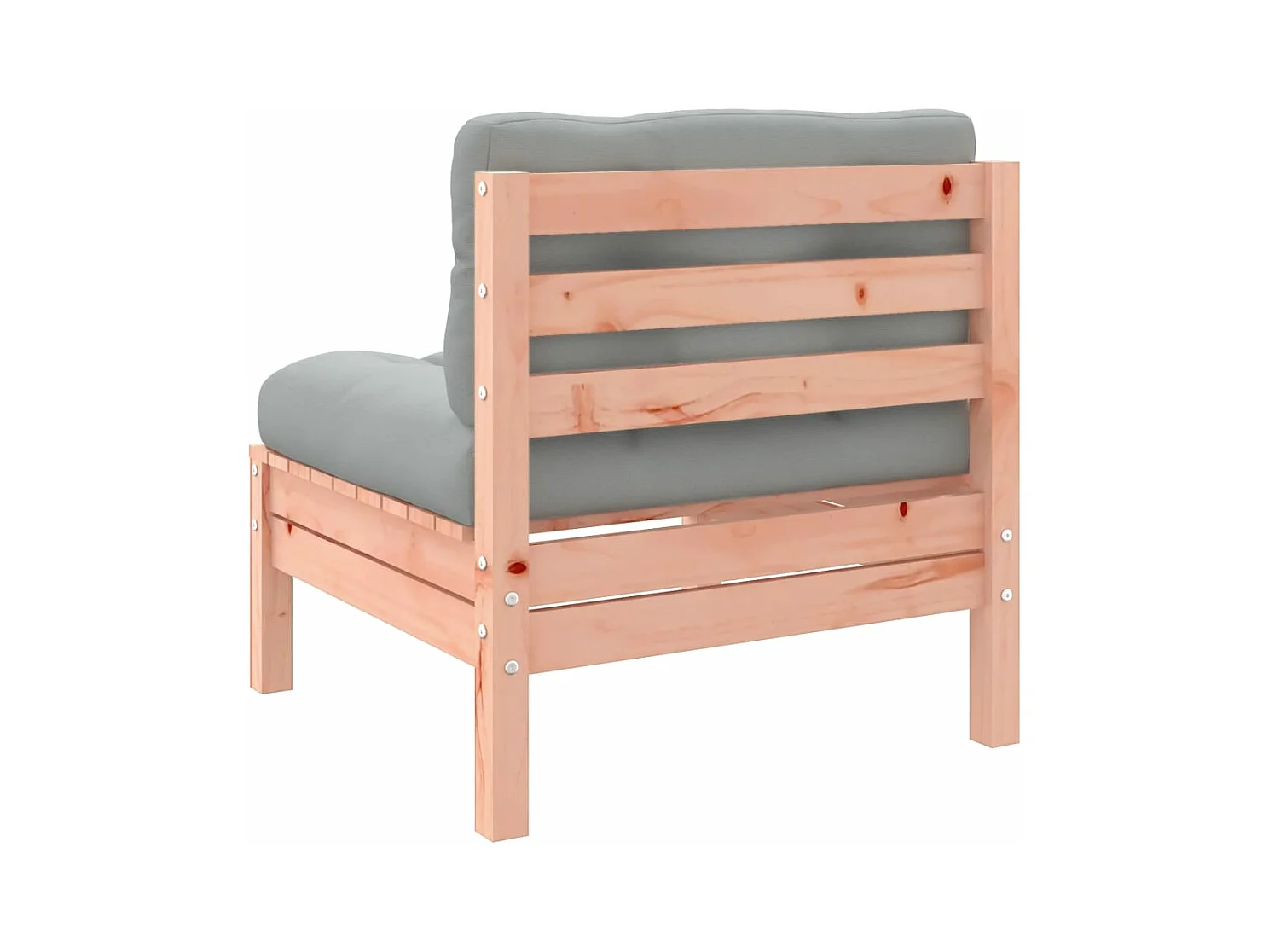 Tuinbank zonder armleuningen en kussens 2 stuks douglas hout