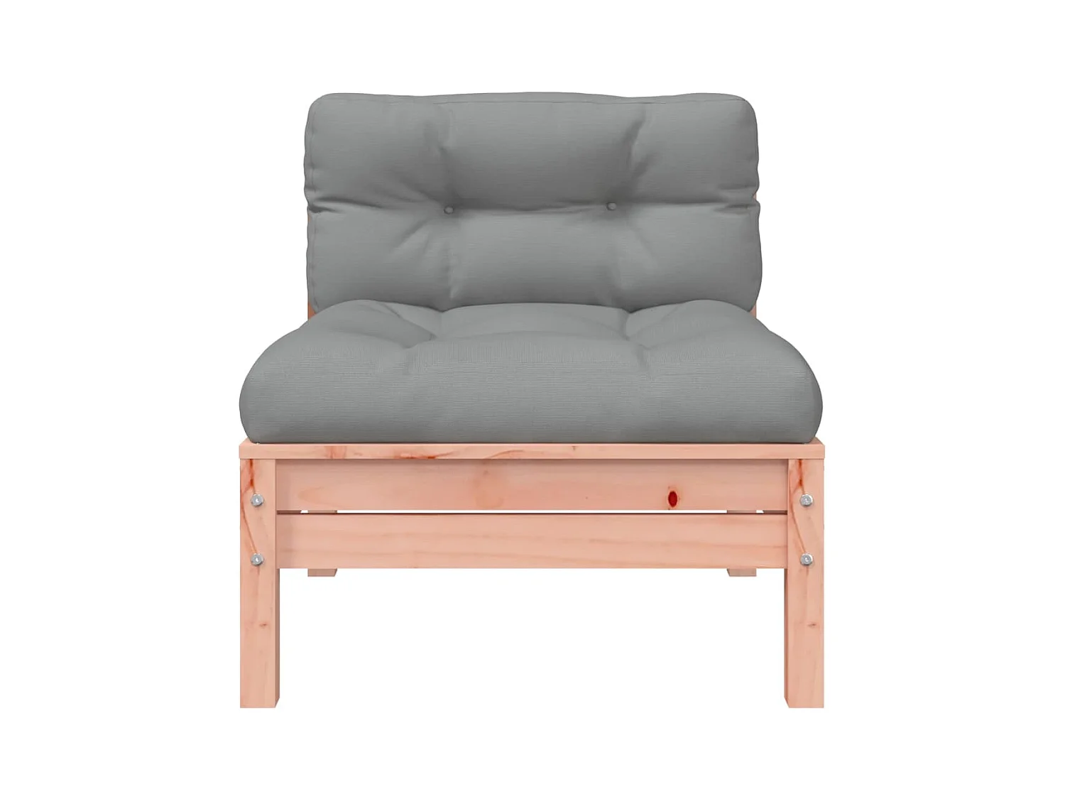 Tuinbank zonder armleuningen en kussens 2 stuks douglas hout