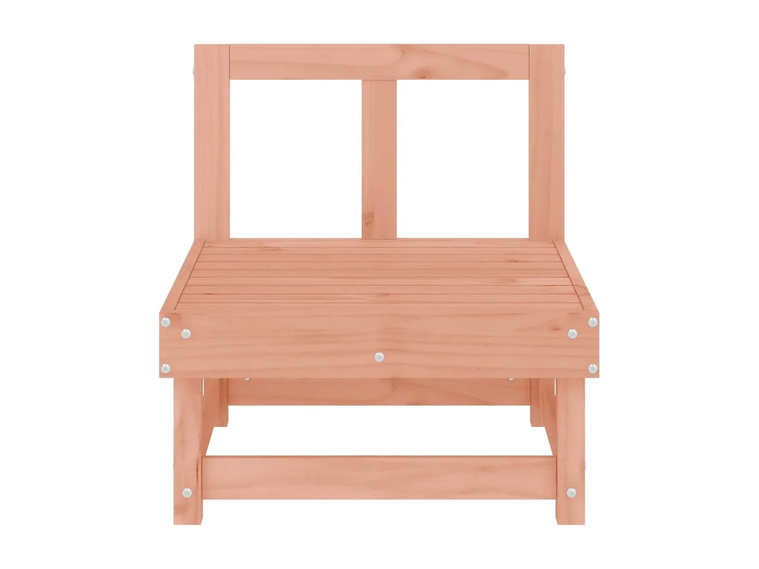 Divani da giardino centrali 2 pz in legno massello Douglas