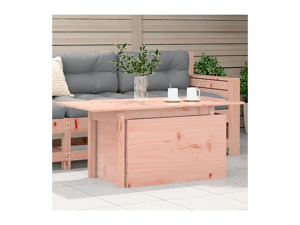 Table de jardin 100x50x75 cm bois massif de douglas