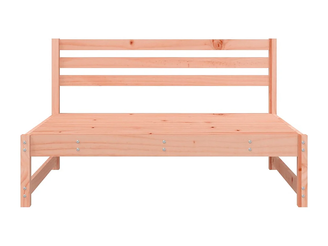 Zentrale Gartensofas, 2 Stück, 120 x 80 cm, massives Douglasienholz