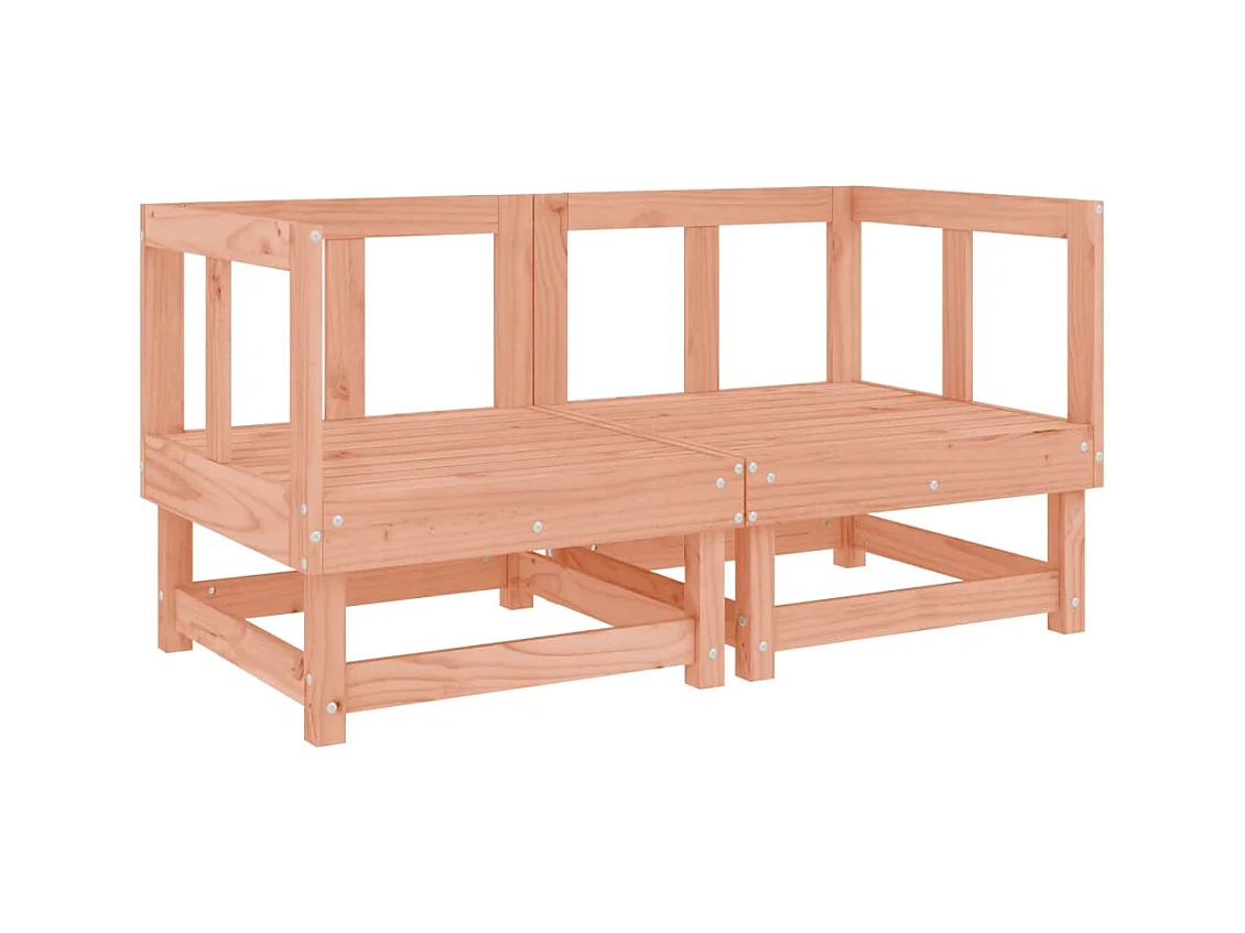 Canapés d'angle de jardin 2 pcs bois massif douglas