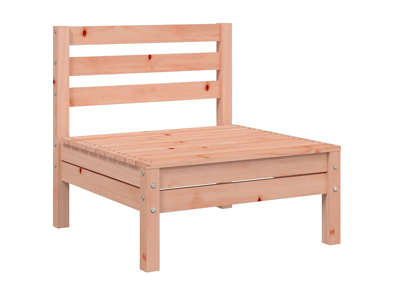 Divano da giardino 3 posti in legno massello di abete Douglas