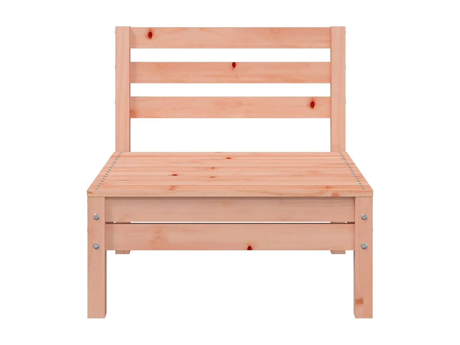 Divano da giardino 3 posti in legno massello di abete Douglas