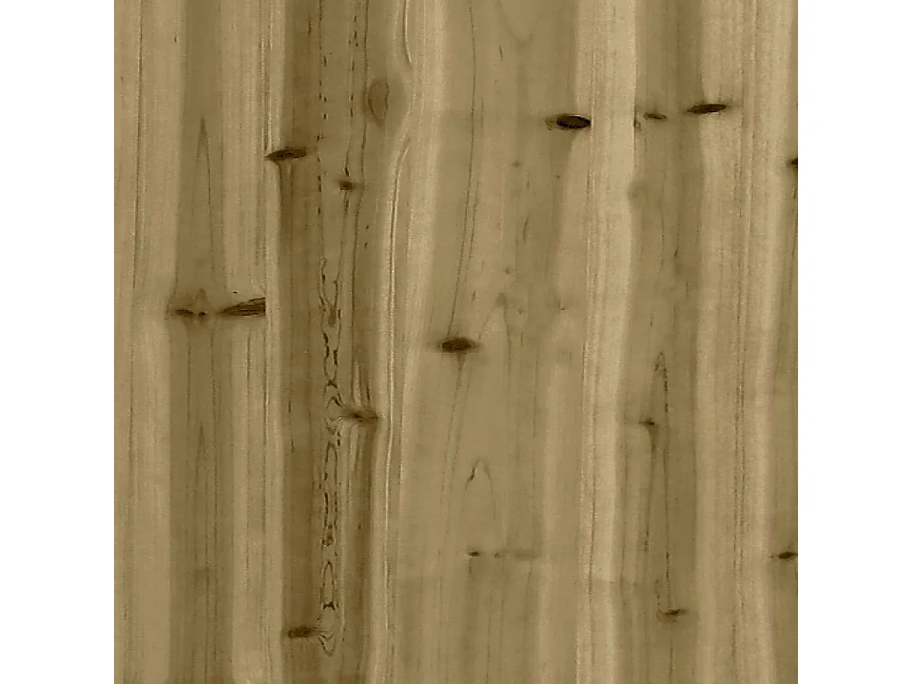 Salon de jardin 4 pcs bois de pin imprégné