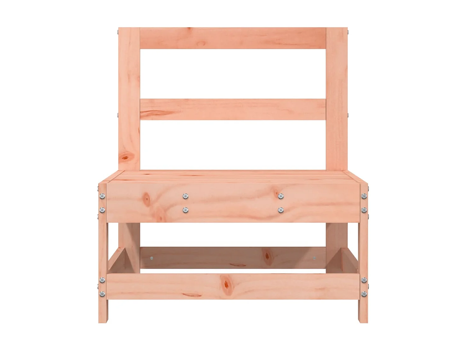 Divano da giardino centrale in legno massello Douglas