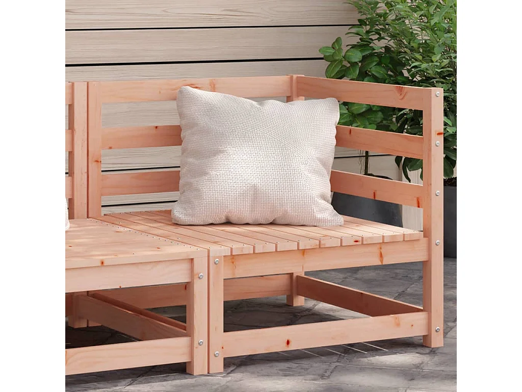 Garten-Ecksofa 70x70x67 cm aus massivem Douglas-Holz