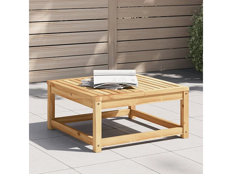 Table de jardin 63x63x30 cm bois d'acacia solide