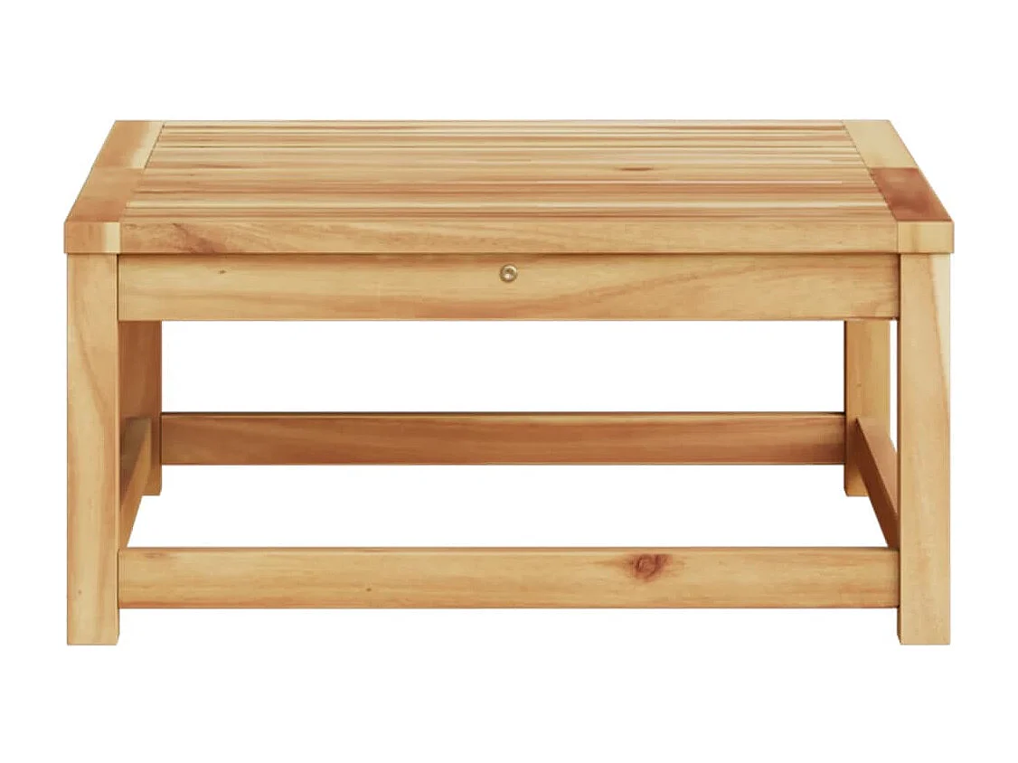 Table de jardin 63x63x30 cm bois d'acacia solide