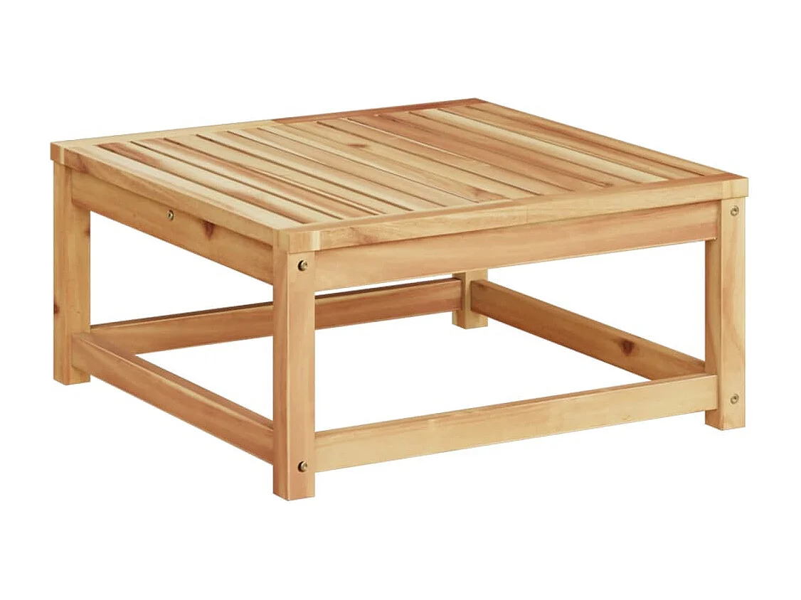 Table de jardin 63x63x30 cm bois d'acacia solide