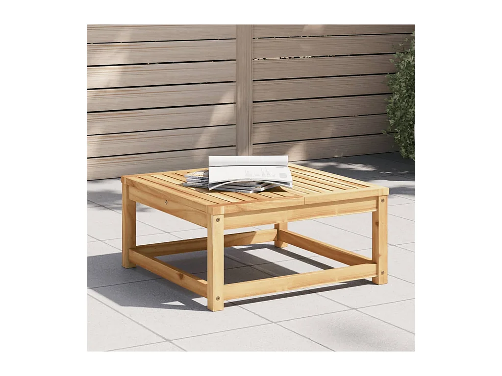 Table de jardin 63x63x30 cm bois d'acacia solide