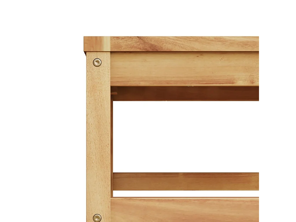 Table de jardin 63x63x30 cm bois d'acacia solide