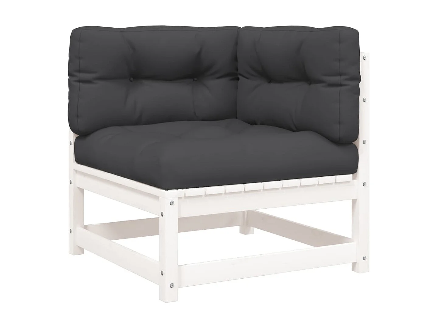 Mobile da giardino con cuscini 7 pz in resina intrecciata beige