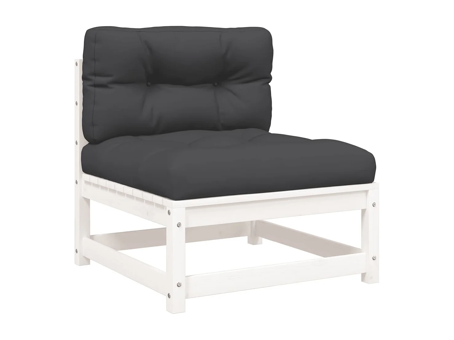 Mobile da giardino con cuscini 7 pz in resina intrecciata beige