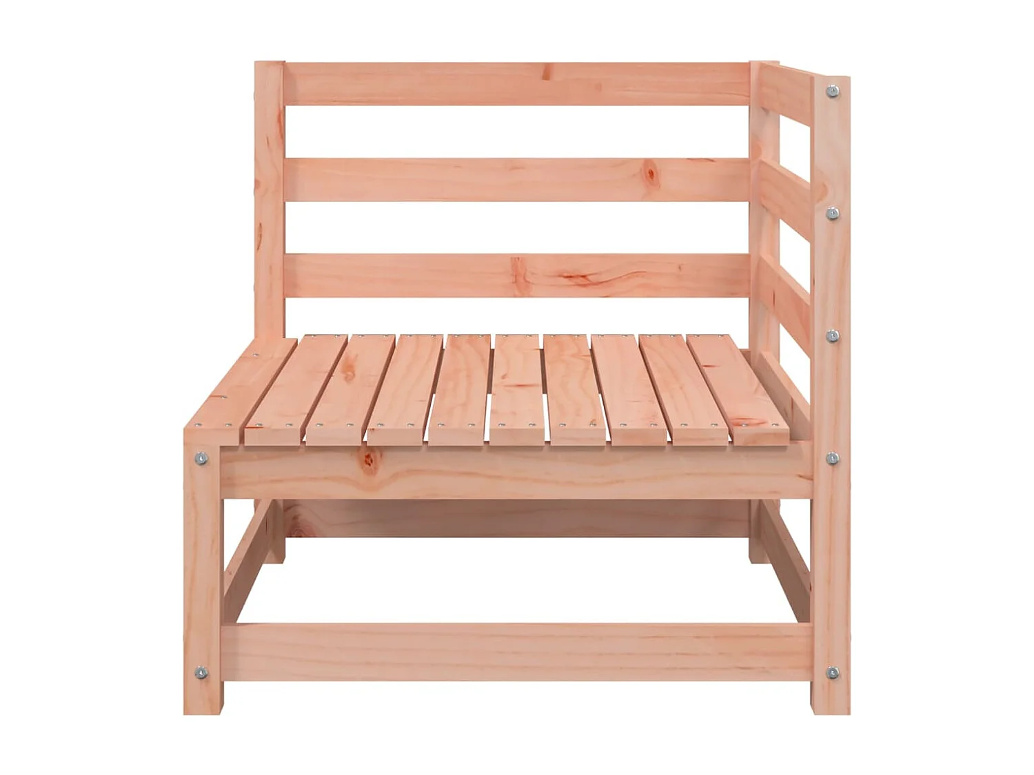 11 muebles de jardín con cojines de resina tejida en negro.