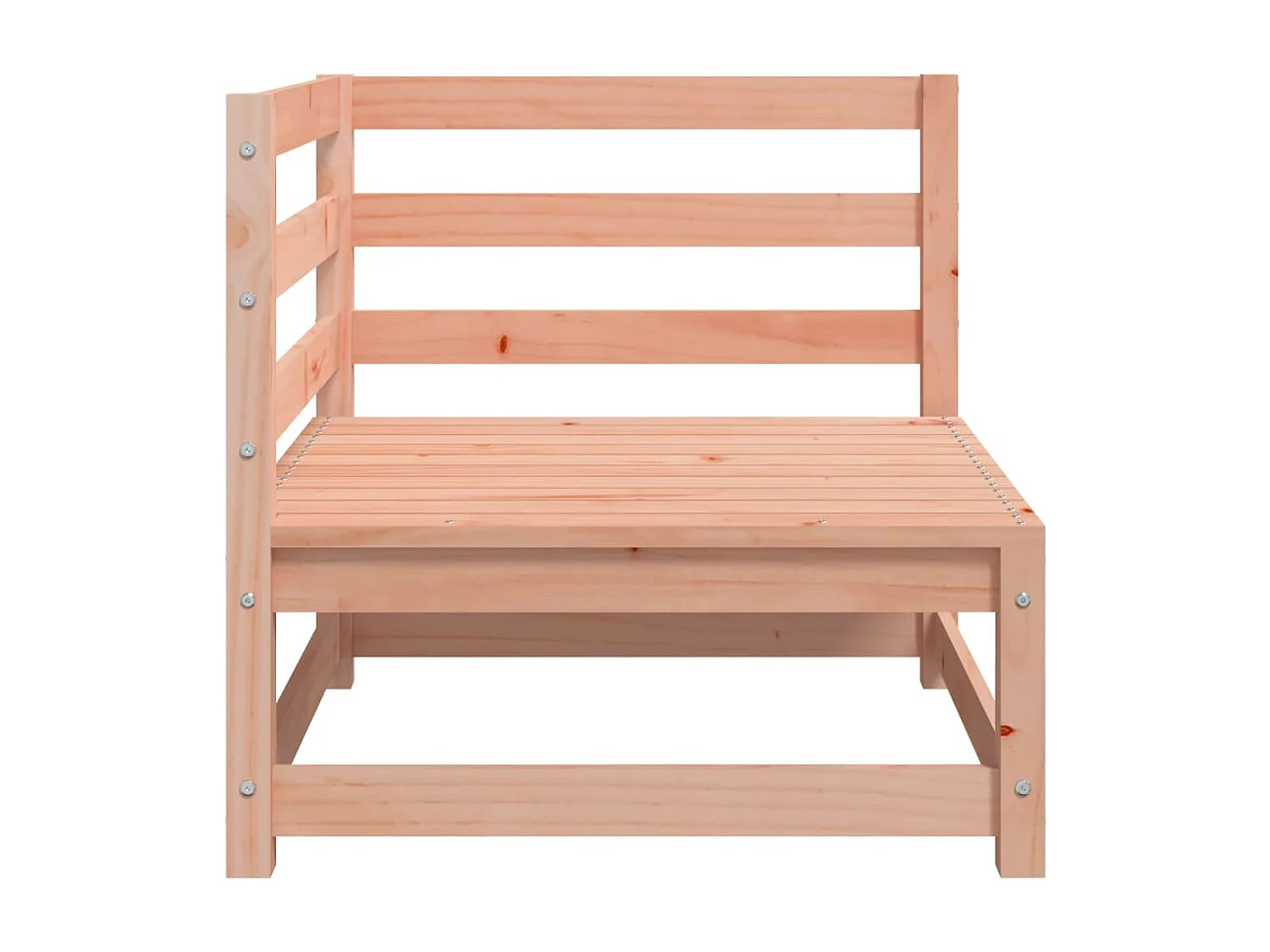 11 muebles de jardín con cojines de resina tejida en negro.