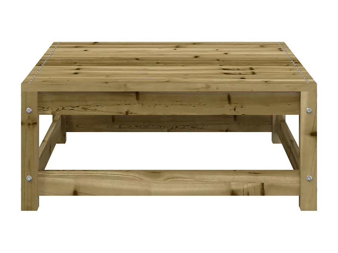 Canapé d'angle de jardin avec coussins et repose-pieds