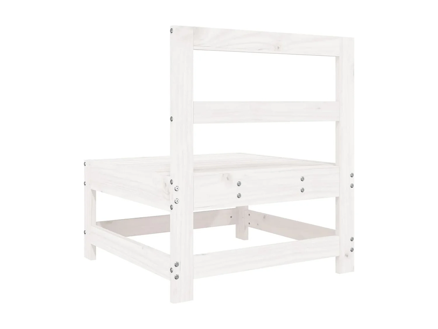 11 muebles de jardín con cojines de resina tejida en negro.