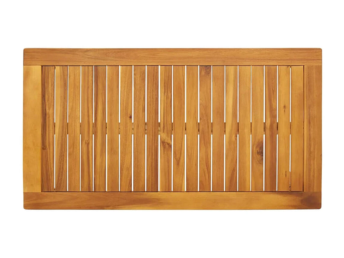 Set da giardino con cuscino in legno massello di acacia