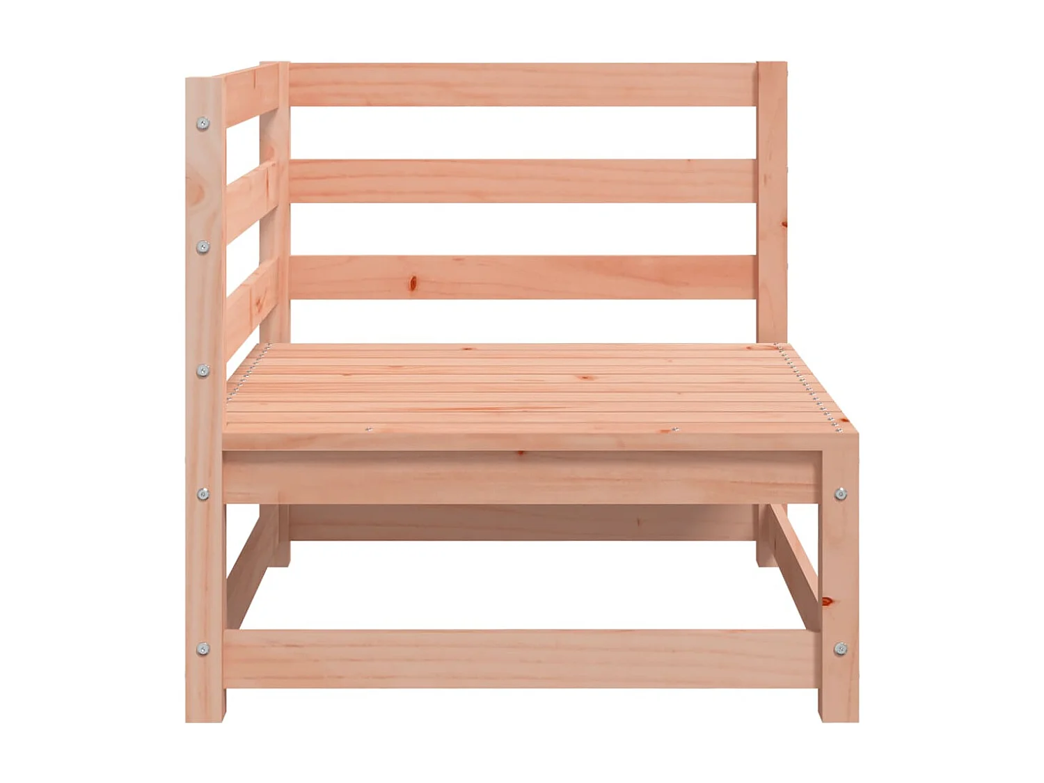 Divano da giardino 3 posti in legno massello di abete Douglas