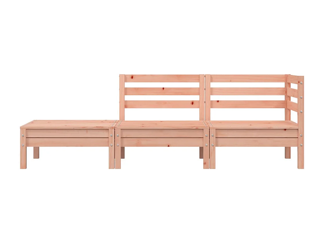 Stück Gartenmöbel mit schwarzen geflochtenen Harzkissen