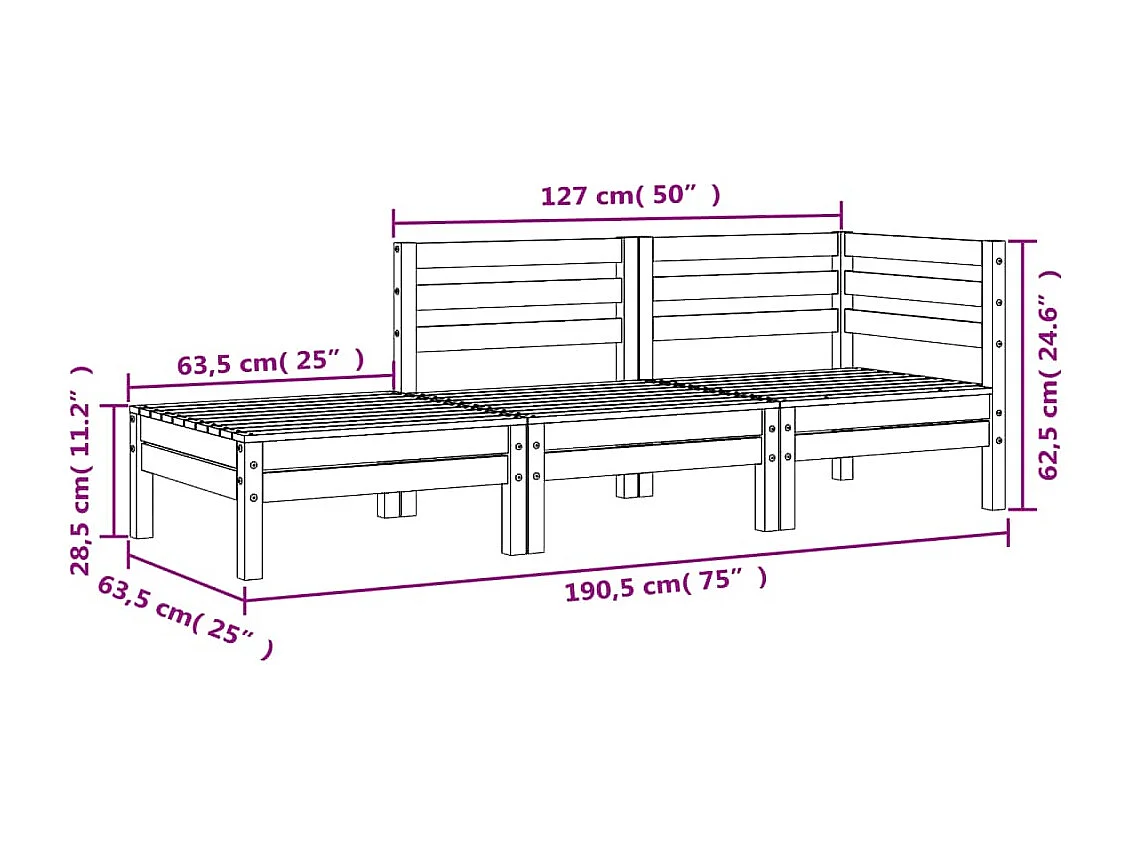 Stück Gartenmöbel mit schwarzen geflochtenen Harzkissen