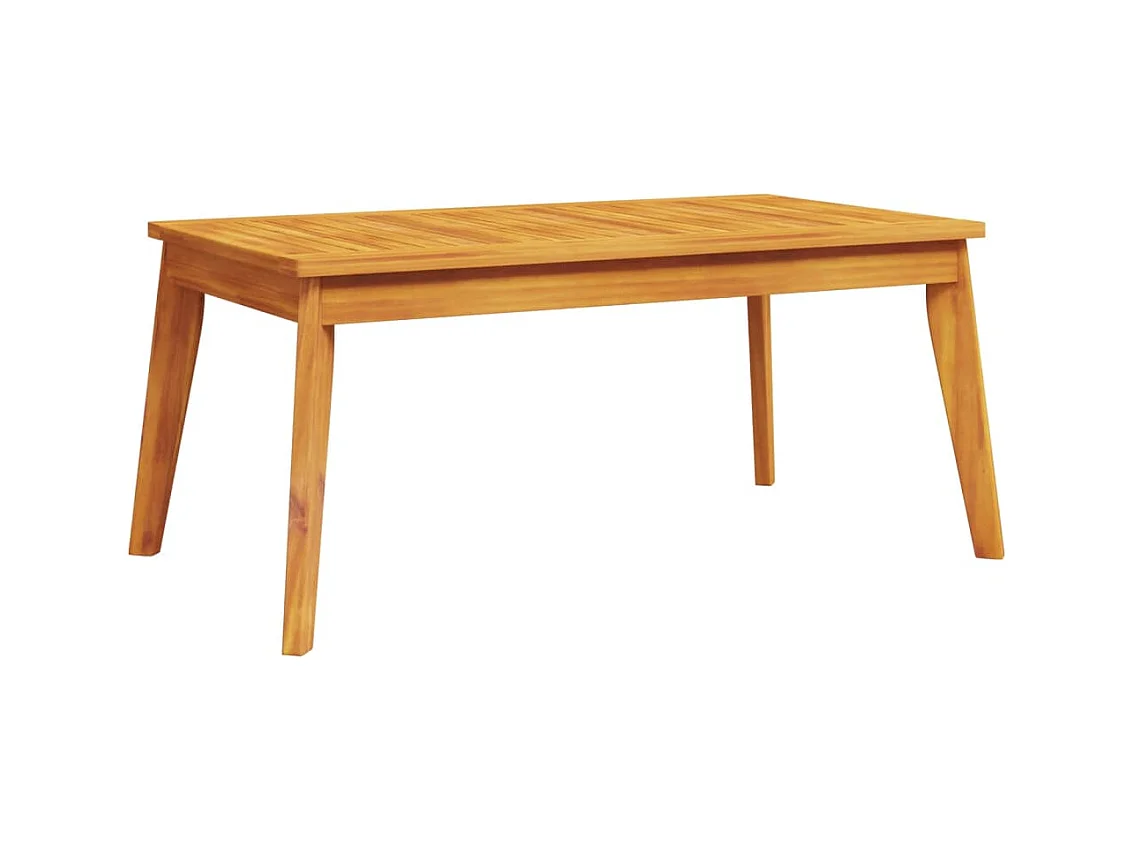 Tuinset met massief acaciahouten kussen