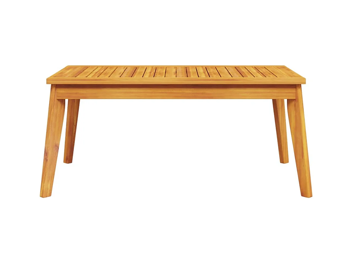 Tuinset met massief acaciahouten kussen