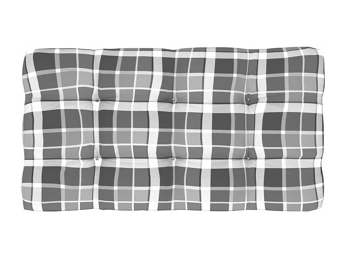 Salon de jardin 2 pcs blanc bois de pin massif