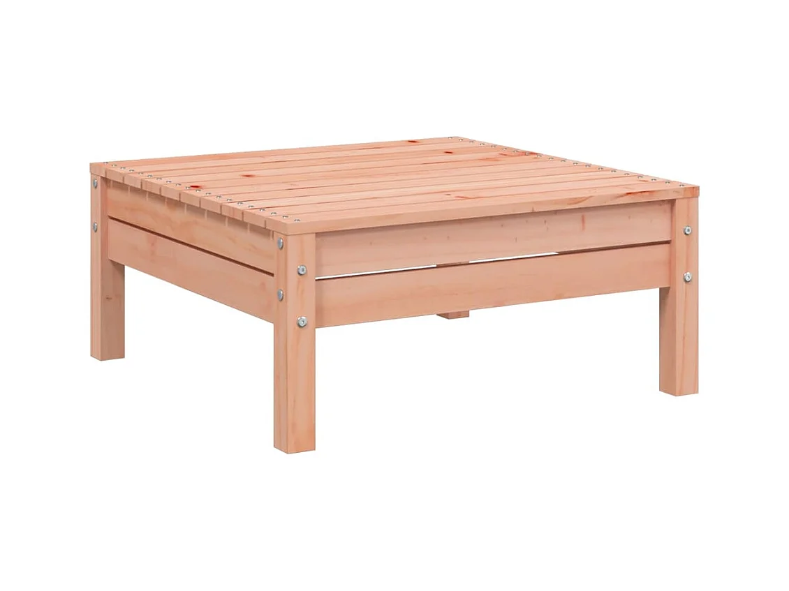 Canapé de jardin avec coussins et repose-pied 2 places