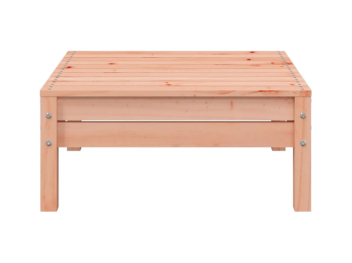 Canapé de jardin avec coussins et repose-pied 2 places