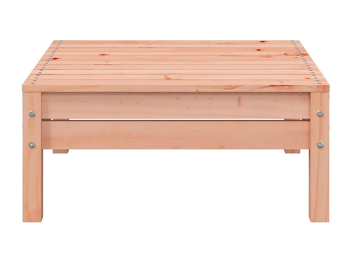 Canapé de jardin avec coussins et repose-pied 2 places