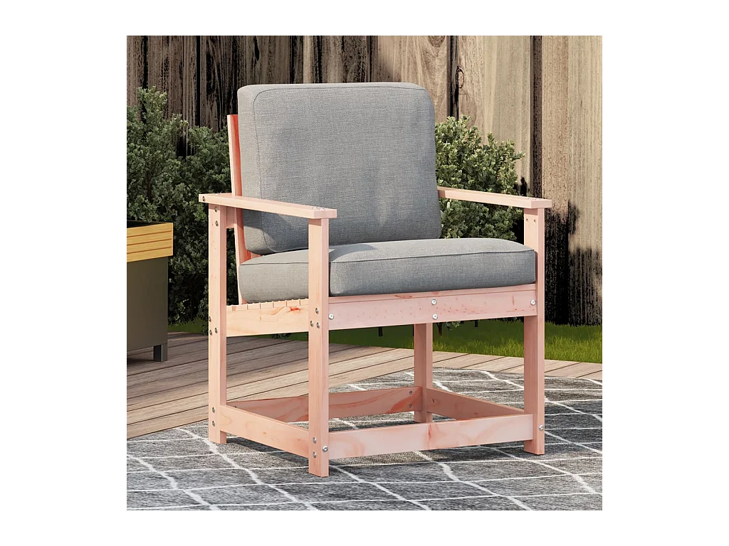 Chaise de jardin 62x56x77 cm bois massif de douglas