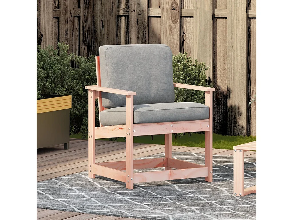 Chaise de jardin 62x56x77 cm bois massif de douglas