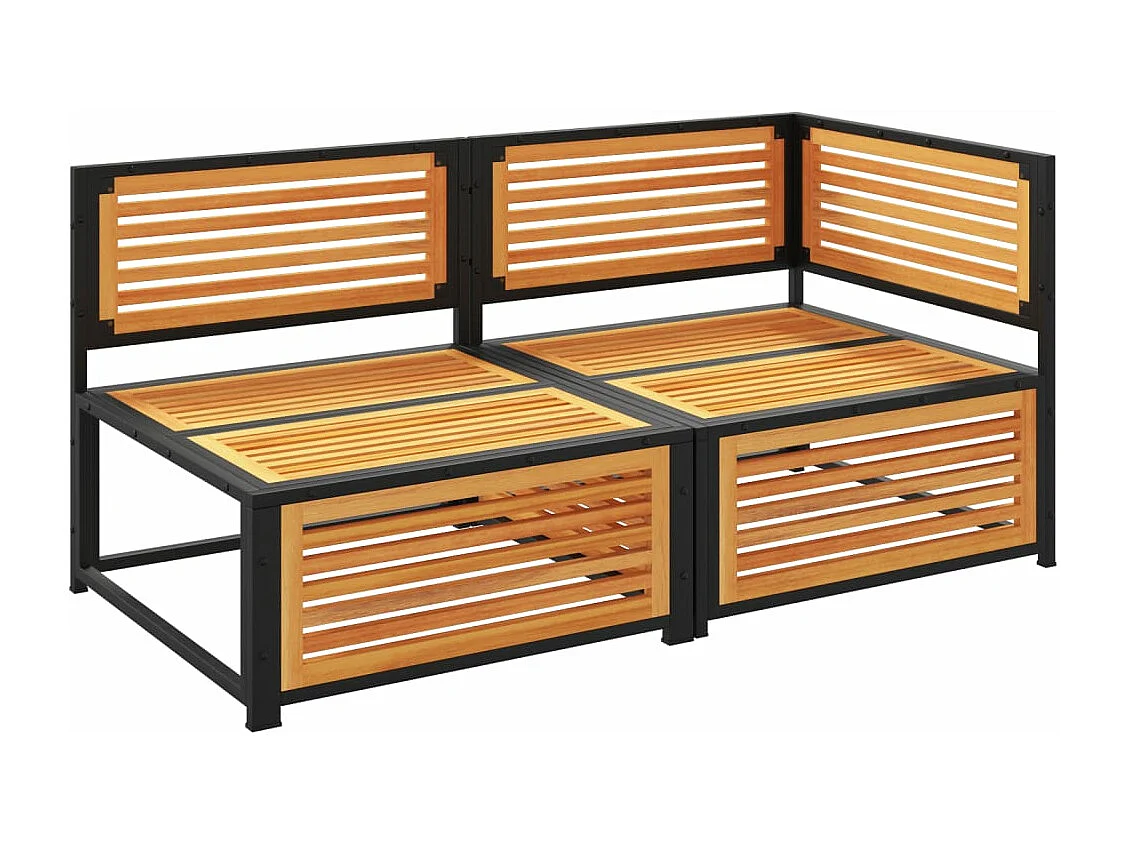 Salon de jardin avec coussins 6 pcs marron résine tressée