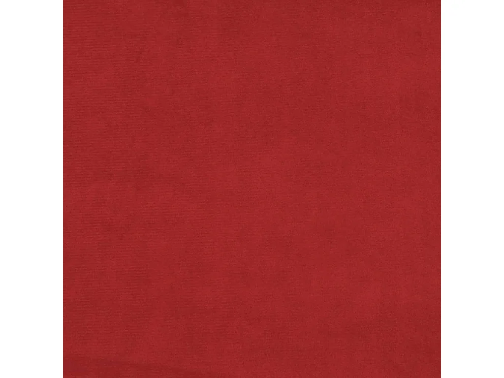 Schlafsofa 2-Sitzer mit 2 Kissen Weinrot Samt