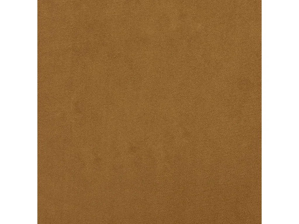 Sofá-cama de 2 lugares veludo castanho