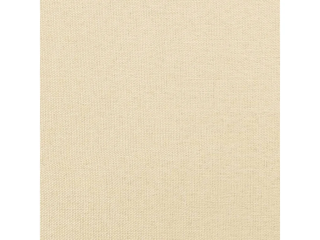 Sofá-cama 2 lugares com duas almofadas tecido cor creme