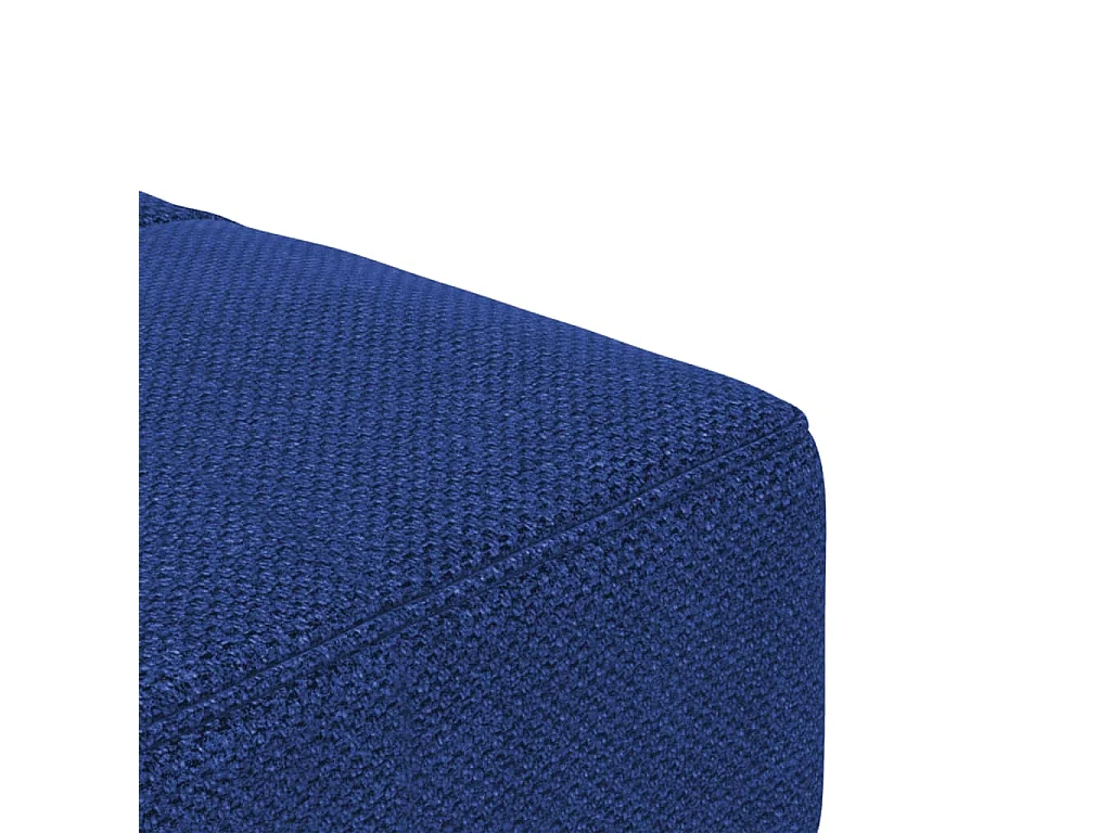 Slaapbank 2-zits met 2 kussens stof blauw